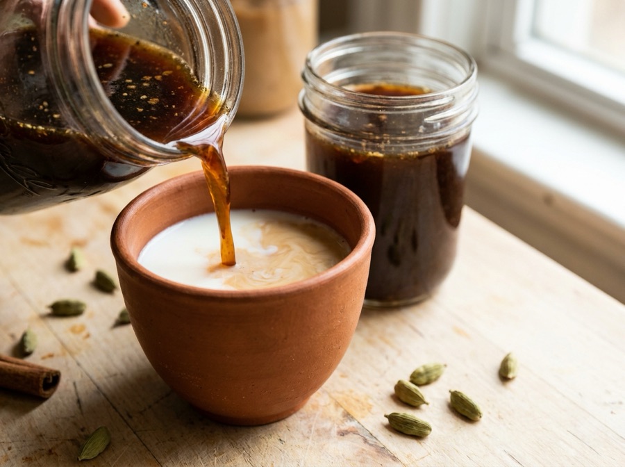 Make Masala Chai Concentrate at Home: One Pack, 20 Cups