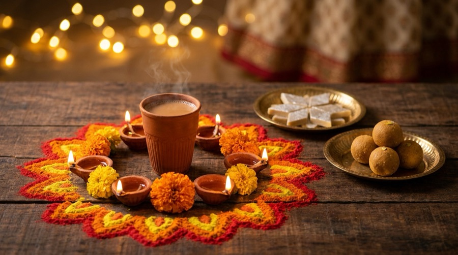 Chai for Diwali: How to Serve Masala Chai at Your Diwali Party